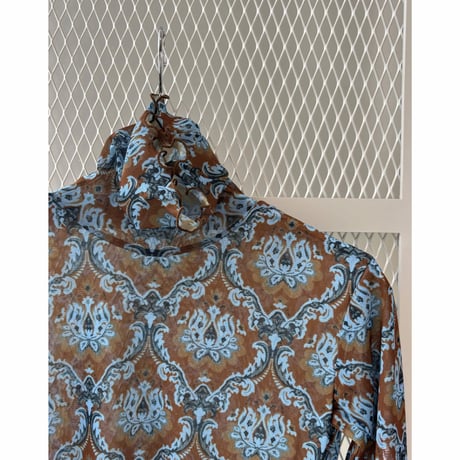 FUMIE＝TANAKA “print mesh high neck”