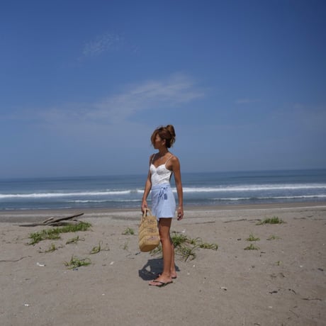 【Liam】Cotton bubble wrap mini skirt