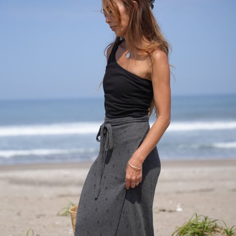【Jane】Pad in one shoulder tops