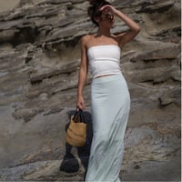 【Soil】rayon mermaid skirt