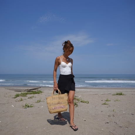 【Liam】Cotton bubble wrap mini skirt