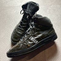 2000s bikkembergs logo high sneaker