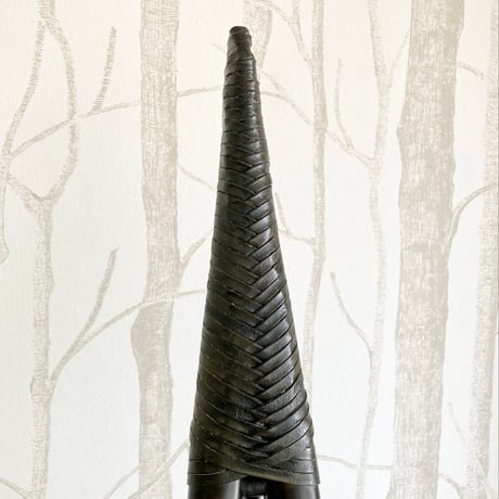【ユーズド品】CASABLANCA カサブランカ　ラタン ハイバックチェア（H120cm）  オブジェチェア