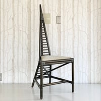 【ユーズド品】CASABLANCA カサブランカ　ラタン ハイバックチェア（H120cm）  オブジェチェア