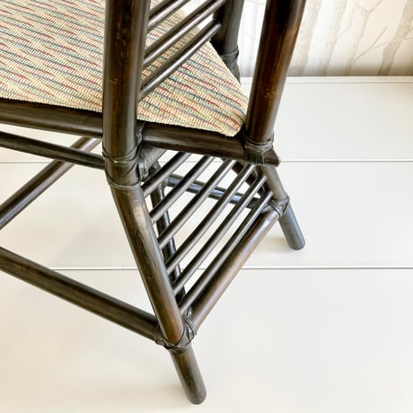【ユーズド品】CASABLANCA カサブランカ　ラタン ハイバックチェア（H120cm）  オブジェチェア
