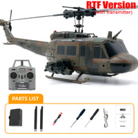 RC ERA C032 UH-1 ヒューイ カモフラージュ汚し塗装Ver RTF（技適付き）