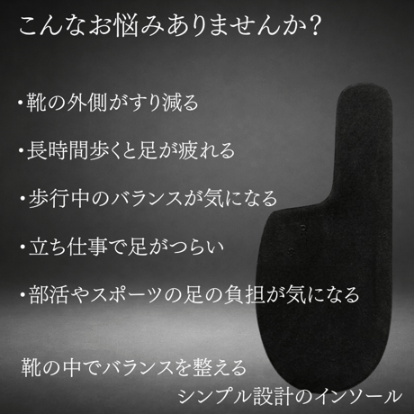 Heel Flat Sole（特許取得インソール）