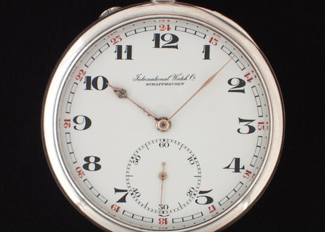 AS-3B  IWC  International Watch Company   Cal.52  シルバー　懐中時計
