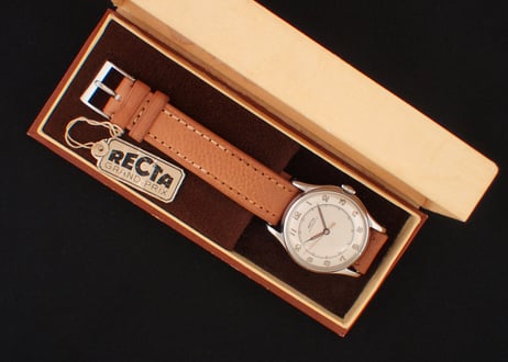 AT-25C  レクタ　自動巻き　 RECTA 　automatic　Felsa－Bidynator Cal.415　タグ・BOX付き