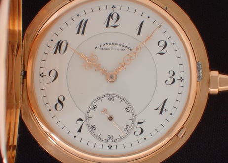 BB-42B A.ランゲ＆ゾーネ　A. Lange & Söhne, Glashütte　１A　K18RG　ハンターケース　懐中時計