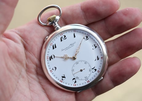 BB-24B  IWC    International Watch Company   Cal.52 シルバー　懐中時計
