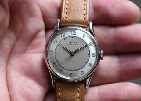 AT-25C  レクタ　自動巻き　 RECTA 　automatic　Felsa－Bidynator Cal.415　タグ・BOX付き