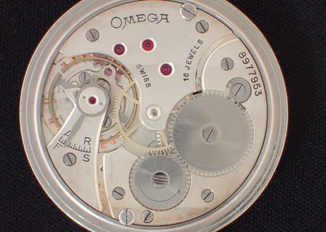 BB-43B  オメガ　OMEGA  Cal.37.5L-15P　懐中時計