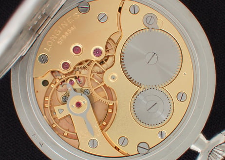 BB-22B  ロンジン　LONGINES　Cal.37.93　ポーセリンダイヤル　懐中時計