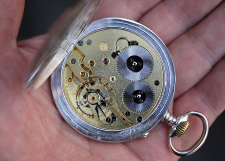 BB-24B  IWC    International Watch Company   Cal.52 シルバー　懐中時計
