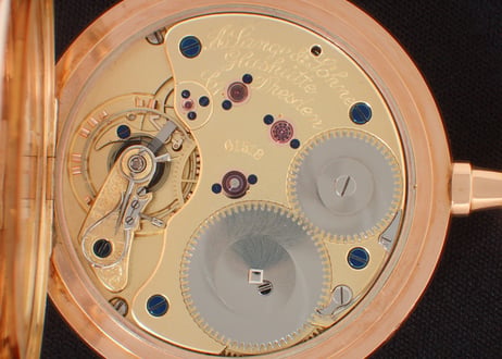 BB-42B A.ランゲ＆ゾーネ　A. Lange & Söhne, Glashütte　１A　K18RG　ハンターケース　懐中時計