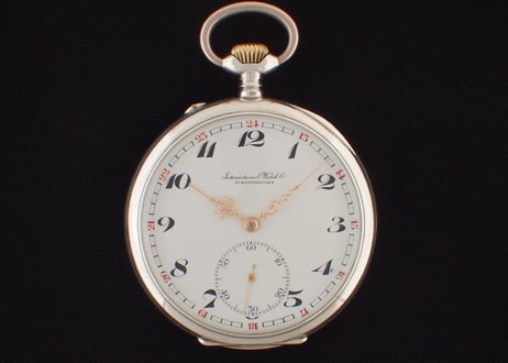 BB-24B  IWC    International Watch Company   Cal.52 シルバー　懐中時計