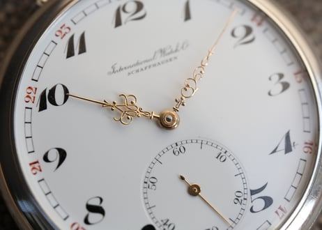 BB-24B  IWC    International Watch Company   Cal.52 シルバー　懐中時計