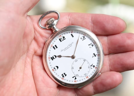 AS-3B  IWC  International Watch Company   Cal.52  シルバー　懐中時計
