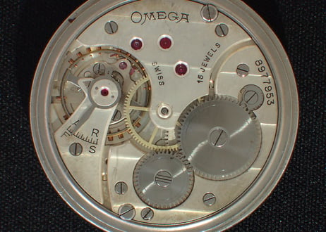 BB-43B  オメガ　OMEGA  Cal.37.5L-15P　懐中時計