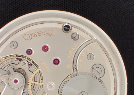 BB-19B  オメガ  OMEGA　Cal.37.5.T1　SSケース　懐中時計