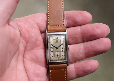 BB-27C  オメガ　Cal.T17　レクタンギュラー　OMEGA  Rectangular  手巻き