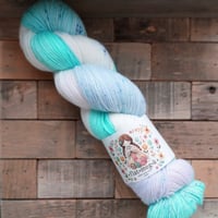 ソックヤーン/ ラムネ瓶の向こう側(OOAK)