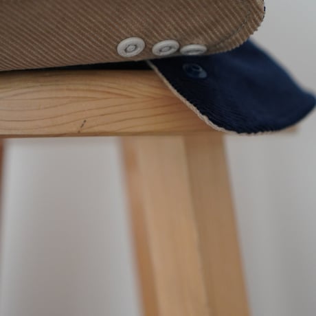 THE COLOR " CORDUROY TAPE HAT "