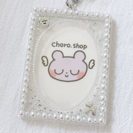 クリアラメケース、トレカサイズキーホルダーあり