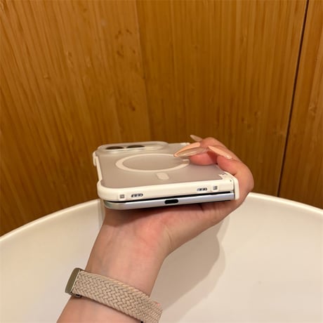 【magsafe対応】iphone duo ケース 半透明 ヒンジ保護 iphone duo ケース 全面保護 マット R516