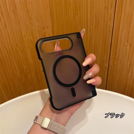 【magsafe対応】iphone duo ケース 半透明 ヒンジ保護 iphone duo ケース 全面保護 マット R516