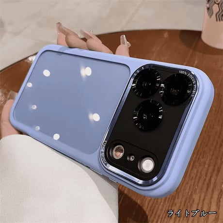 半透明 iphone18pro/17pro ケース iphone17/16plus ケース クリア R367