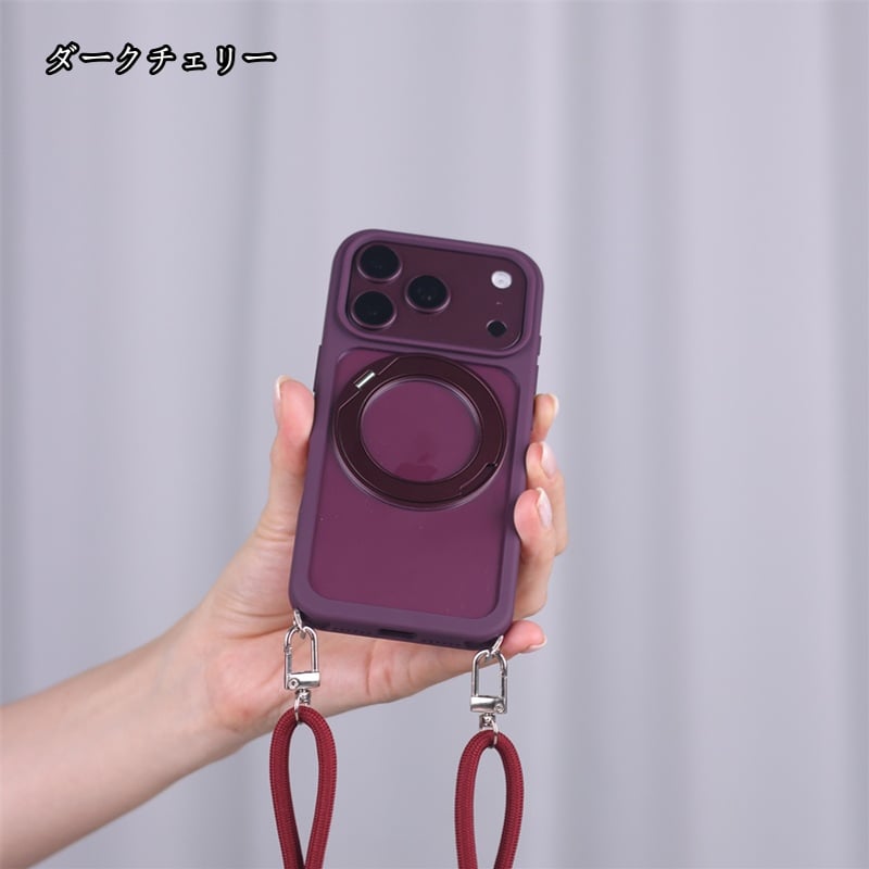 iphone18pro/18promax/17 ケース ストラップ ホール 付き iphone