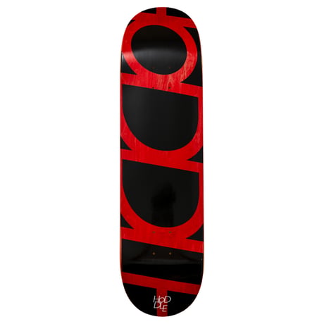 HODDLE LOGO DECK Black/Red 8.37inch