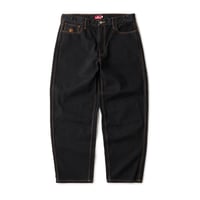 HELLRAZOR BAGGIE DENIM PANTS One Wash Black