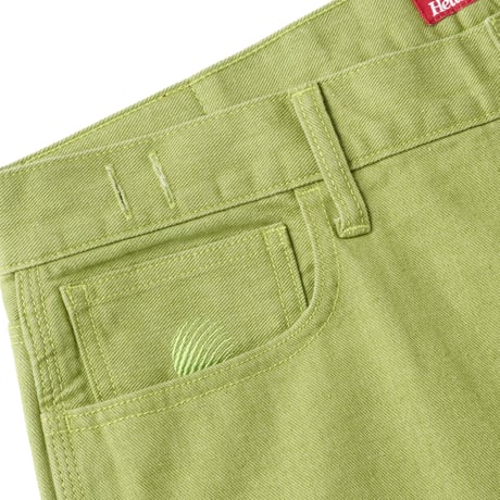 HELLRAZOR BAGGIE COLOR DENIM PANTS Pistachio