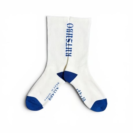 坩堝 OG SOCKS SU26 White/Blue