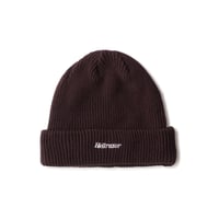 HELLRAZOR SMALL TM LOGO COTTON BEANIE Brown