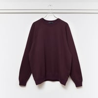 PORTANCE OG RAGLAN SWEATER Plum