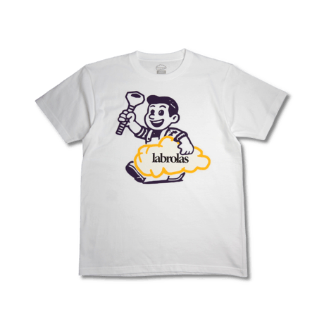 LOLA'S HARDWARE × LABROS BOLT WORK TEE White