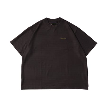 LIDAIRPEAKS EMBOSS T-SHIRT Chacoal