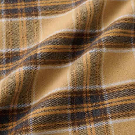 FTC PLAID NEL SHIRT Gold