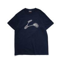 LIDAIRPEAKS × SPOONS EXCLUSIVE T-SHIRT Navy