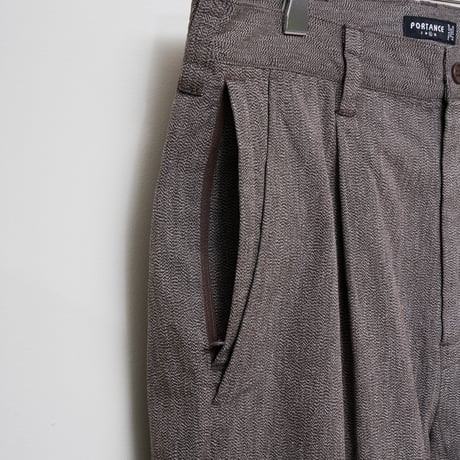 PORTANCE SALT AND PEPPER SLACKS Grey