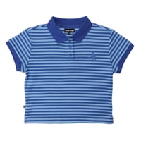 PASS~PORT STRIPED BABY POLO Blue