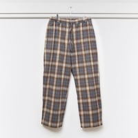 PORTANCE SHAGGY PLAID LOUNGE PT GRY CHK