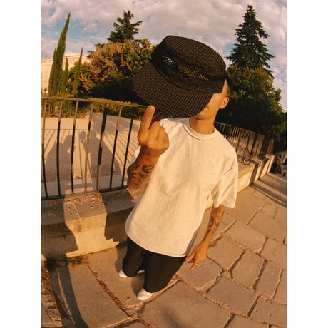 LIDAIRPEAKS CYLINDER MESH HAT Black