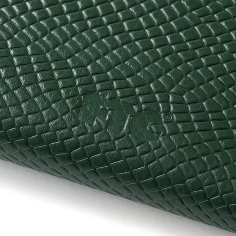 FTC SNAKE LEATHER COMPACT WALLET Green