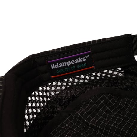 LIDAIRPEAKS CYLINDER MESH HAT Black