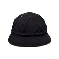 坩堝 HERITAGE 6PANEL HAT Black